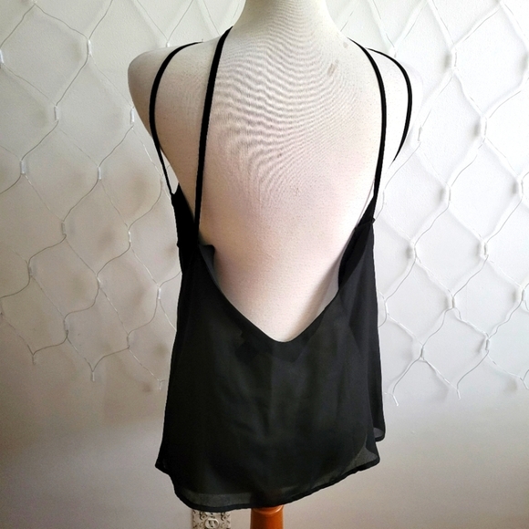Wet Seal Slip Top / Sexy Low Back / Size Medium - Picture 3 of 4